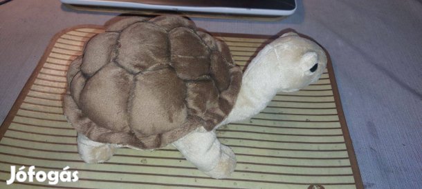 Plüss teknős teknősbéka, cimkés, új, Budaörsön