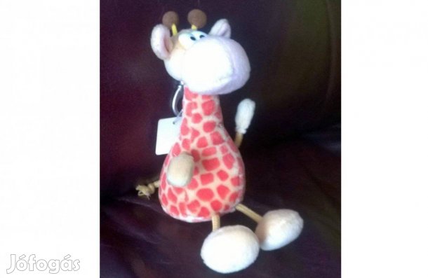 Plüss zsiráfos kulcstartó eladó