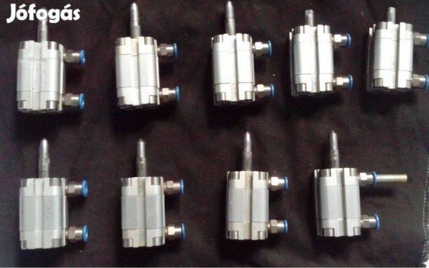 Pneumatikus munkahengerek, szelepek csatlakozók