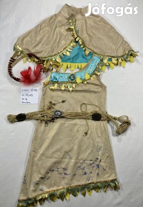 Pocahontas jelmez, lány indián jelmez G492