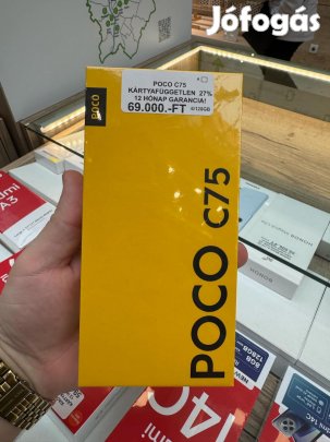 Poco C75 Dual Sim 128 GB, 12 hó garancia