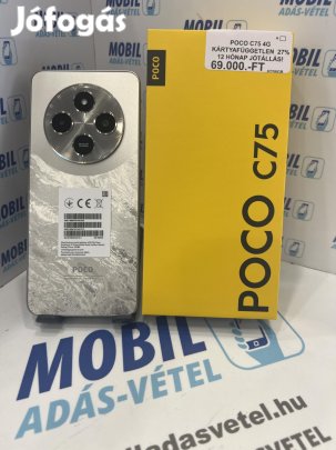 Poco C75 Dual Sim 256 GB 8 GB Ram, 12 hó garancia