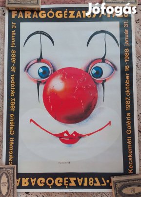 Pócs Péter 1987 Plakát 100x70 cm Faragó Géza