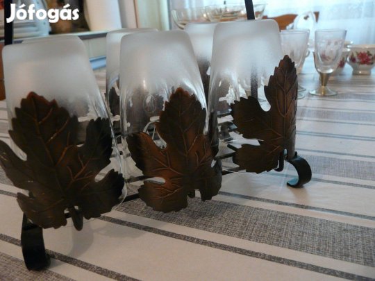 Pohár_Boros pohár_Réz hordozható tartóban_6 db