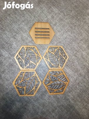 Pohár alátét dísz 