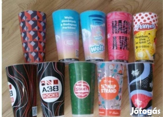 Pohár gyüjtemény: Strand fesztivál, Halott pénz, Budapest Park, Kobuci