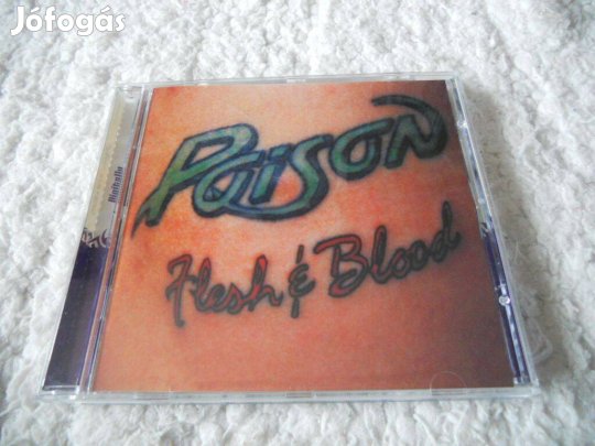 Poison : Fllesh & blood CD ( Új)