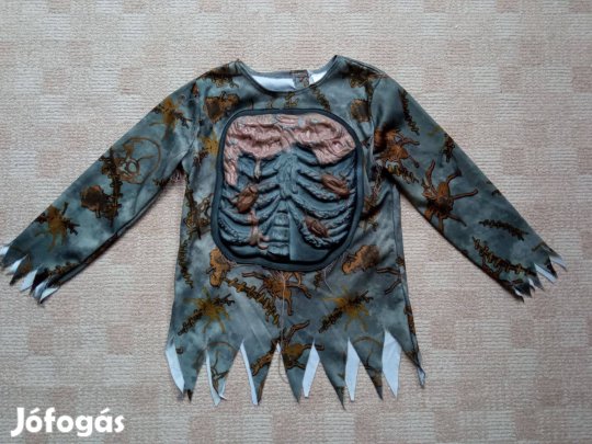 Pók Zombie Halloween gyerek farsangi jelmez ruha 4 - 6 éves