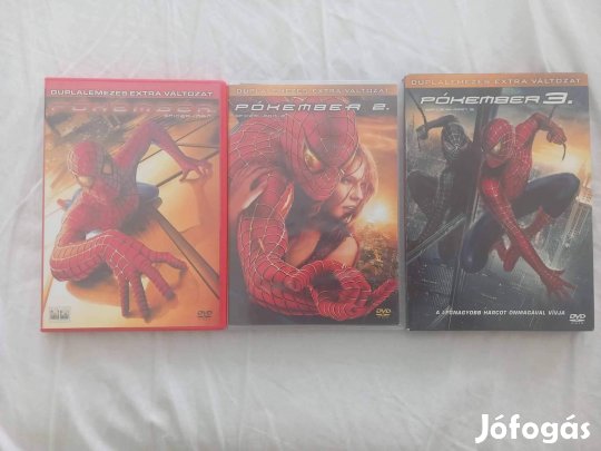 Pókember 1-3 DVD Gyűjtemény