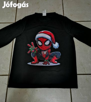 Pókember (Spider-Man) felső 56 év fekete