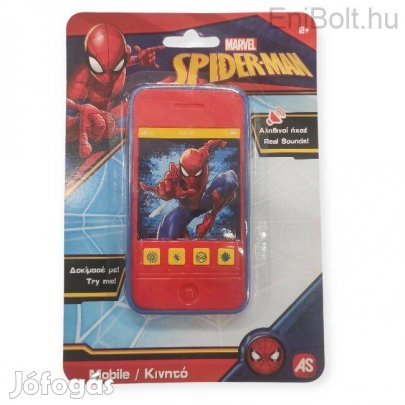 Pókember játék mobiltelefon hangokkal 3+ éves kortól