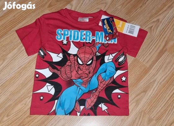 Pókember mintás rövid ujjú póló