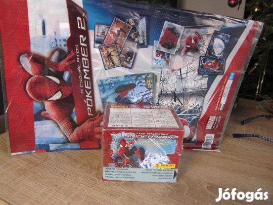 Pókember panini matricás csomag / Új 50 csomag matrica és kezdőalbum