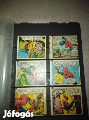 Pókember rágógumi papir ritkaság 80s évek