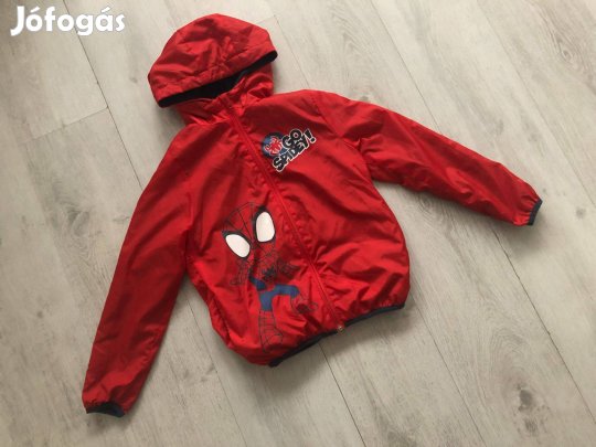 Pókemberes átmeneti dzseki, szél- / esőkabát - 134, 8-9 év