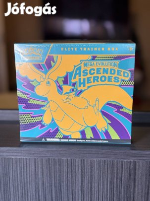 Pokemon Ascended Heroes ETB Elite Trainer Box EN Sealed New Új