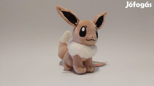 Pokemon Eevee plüss 19 cm Új Készletről pokémon számlával