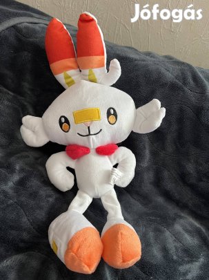 Pokemon Nyuszi Bunny Scourbunny plüss