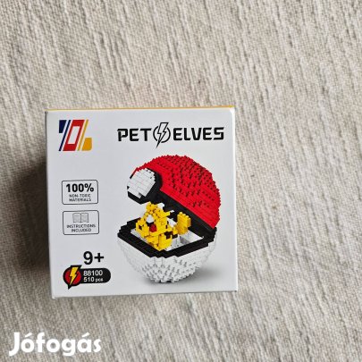 Pokemon Pet Elves Pikachu kirakos játék teljesen új van több darab s