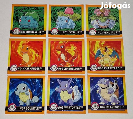 Pokémon Stickers Series 1 matricák