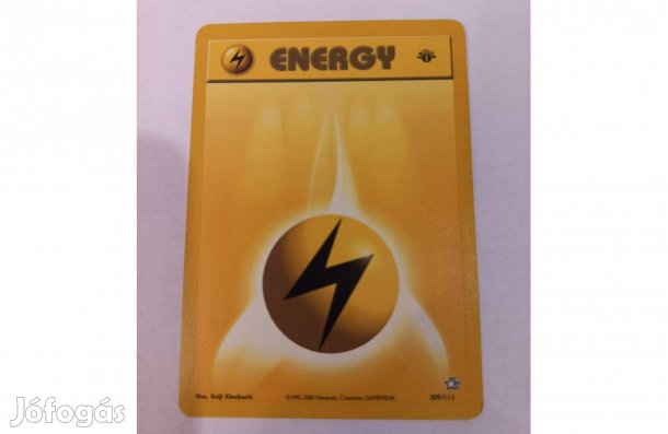 Pokémon Trading card lighting energy 109/111