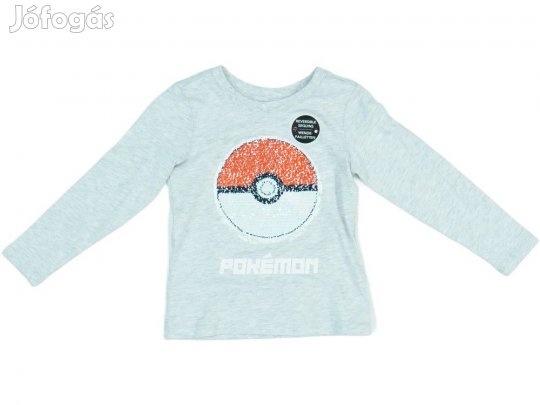 Pokémon Új (címkés) Fiú Hosszú ujjú felső (Méret: 104)