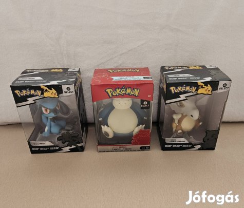 Pokemon figura 3db gyűjtői darabok. 