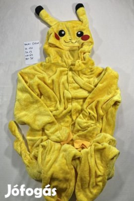 Pokemon jelmez, Pikachu jelmez, felnőtt jelmez G601