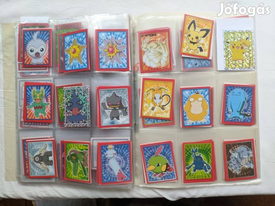 Pokémon lutra matricák