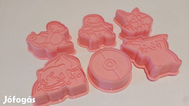 Pokemon süti kiszúró szett 3D Új készleten Pikachu Eevee Squirtle Bulb