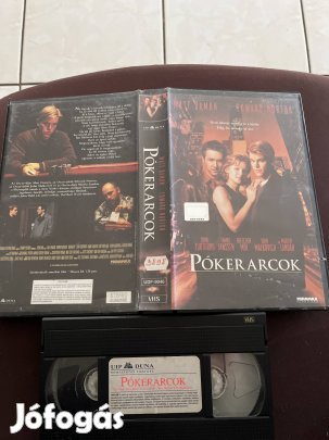 Pókerarcok vhs nagytok thriller. 