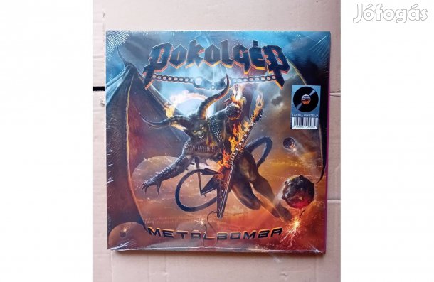 Pokolgép - Metálbomba Bakelit Lemez LP Bontatlan