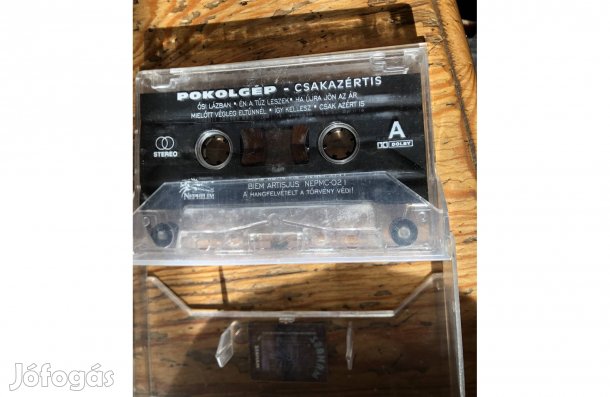 Pokolgép zenekar kazetta, rock magnókazetta borító nélkül 3500 Ft /db