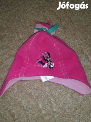 Polár Minnie mouse sapka, 12-18 hó