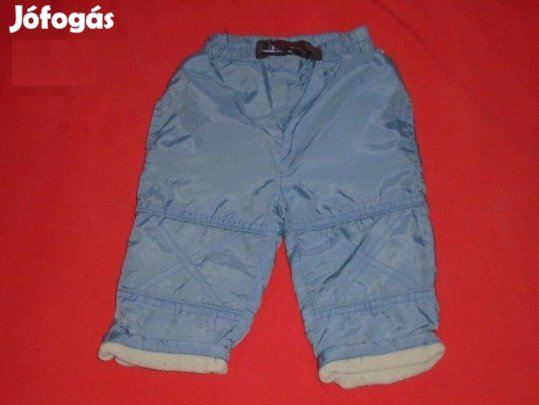Polár béléses kékesszürke nadrág 3-6 hó (méret 68)