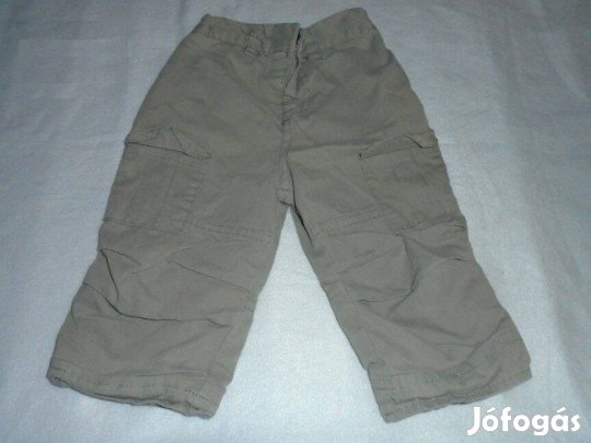 Polár béléses szürke színű nadrág 6-9 hó (méret 74)