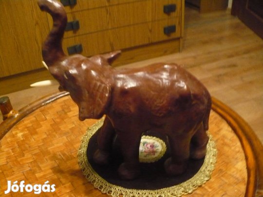 Polc dísz bőr elefánt