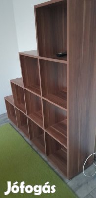 Polc/könyvespolc/ térelválasztó szilva szinben.