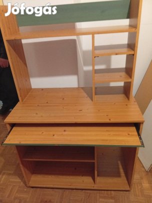 Polcos fenyő íróasztal kitűnő állapotban eladó