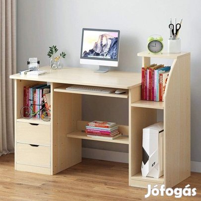 Polcos íróasztal 117x40x92cm tölgy FUR-1604-tolgy