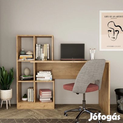 Polcos íróasztal 118x75x112cm barna FUR1239-1