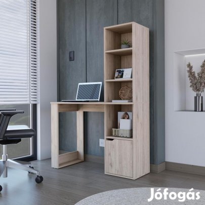 Polcos íróasztal tárolóval 98,5x45x148cm barna FUR1234-3