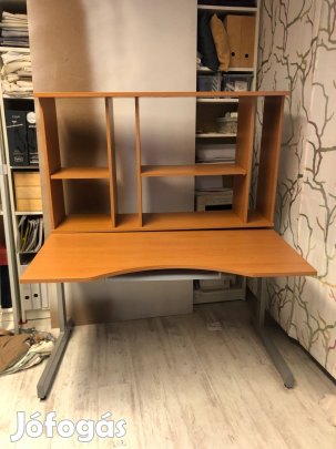 Polcos írósztal különálló irattárolóval