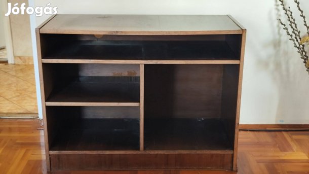 Polcos szekrény tv média eszközök hanglemezek részére