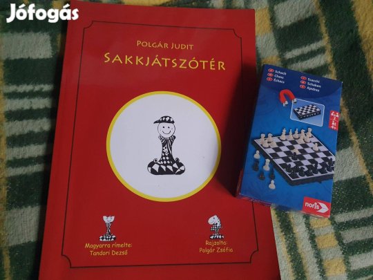 Polgár Judit -Polgár Zsófia: Sakkjátszótér + mágneses sakk-készlet