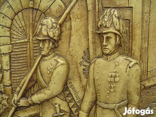 Polgári vezetése 700 éves Bürgerkorps Eggenburg 1979-es fali dísz