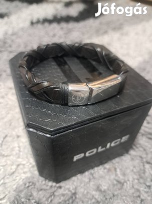Police bőr karperec.