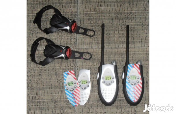 Police walkie-talkie cserélhető előlapos +Kém lézeres harci játék