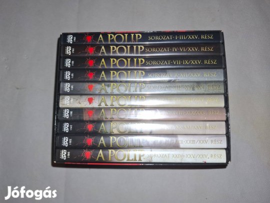 Polip dvd -gyűjtemény 10 dvd - díszdobozos - magyar hang