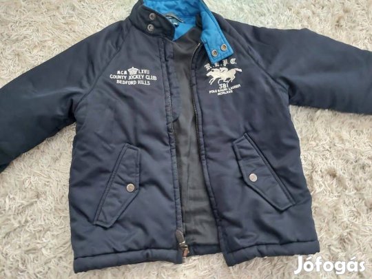 Polo Ralph Lauren 8 évesre való kabát kék átmeneti tavaszi